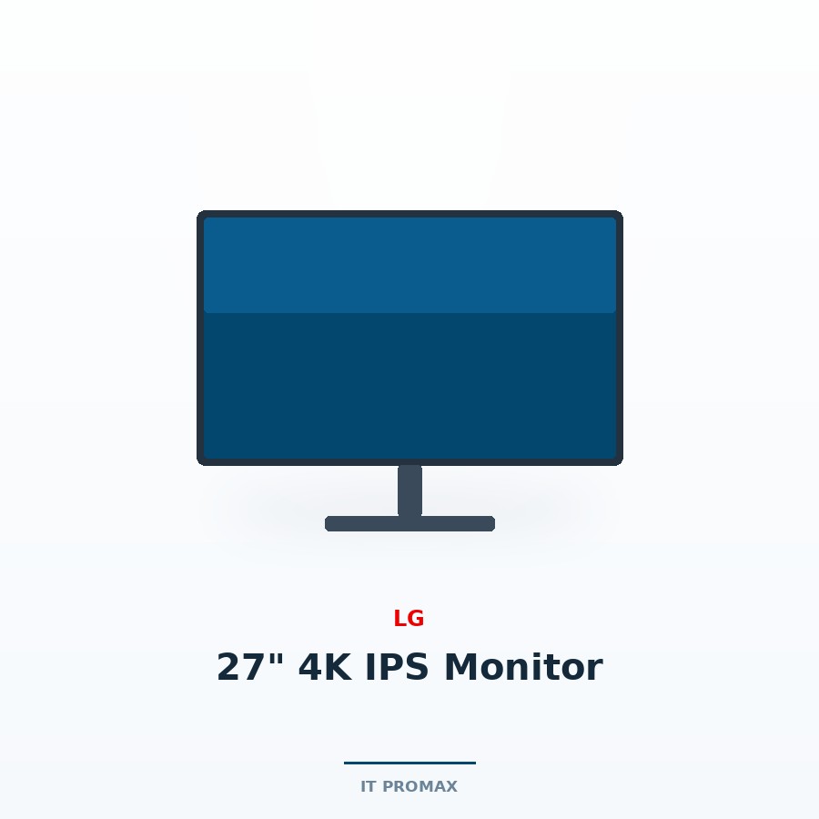 LG 27" 4K IPS Monitor