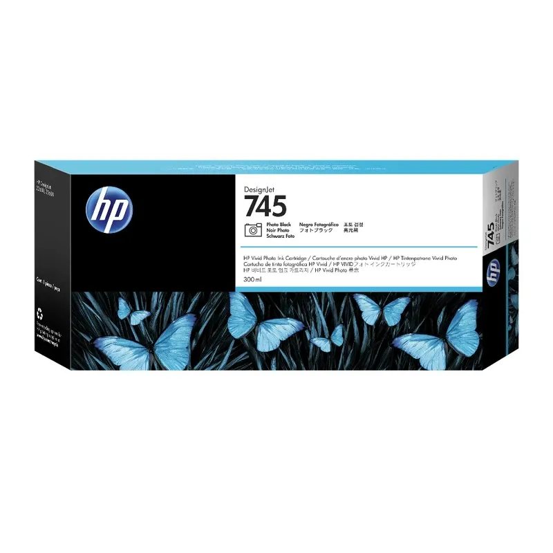 HP 745 300-ml Original DesignJet Ink Cartridge - Photo Black | F9K04A