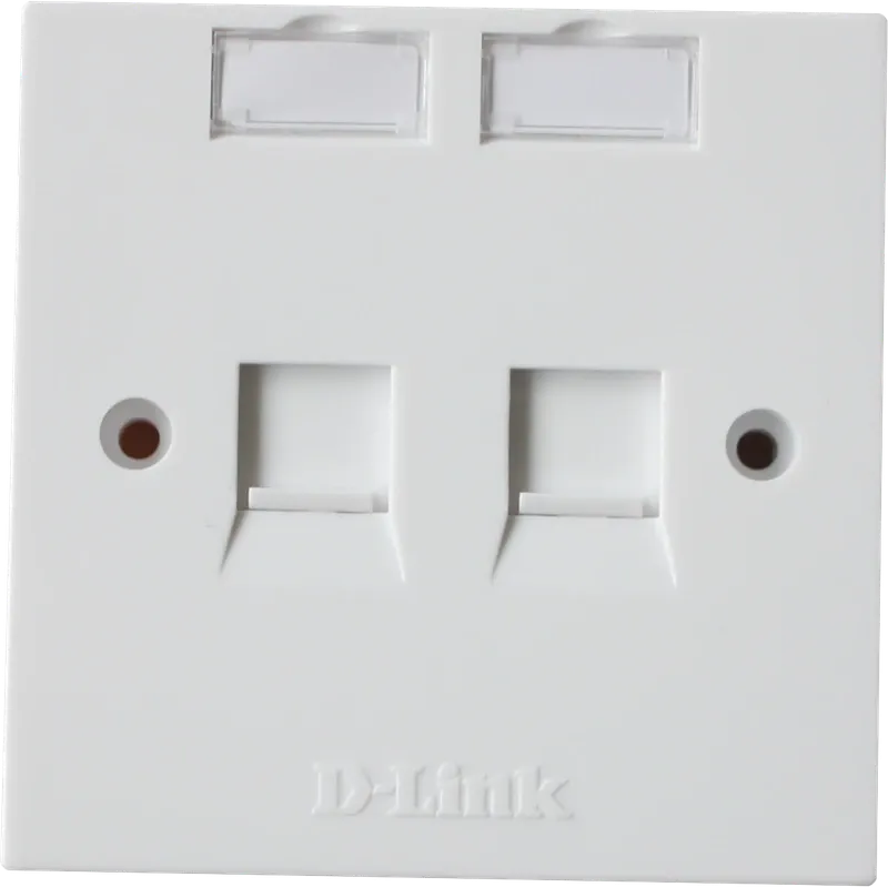 D-link Flat Faceplates,white|NFP-0WHI21