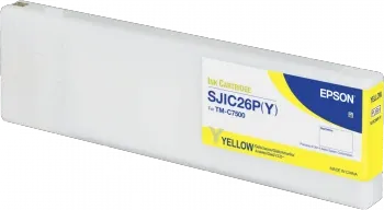 Epson SJIC26P(Y): Ink cartridge for ColorWorks C7500 (Yellow) | C33S020621
