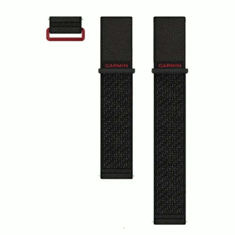 Garmin Quick Release Bands (24 mm) Venu X1 Black ComfortFit Nylon Band | 010-13907-02