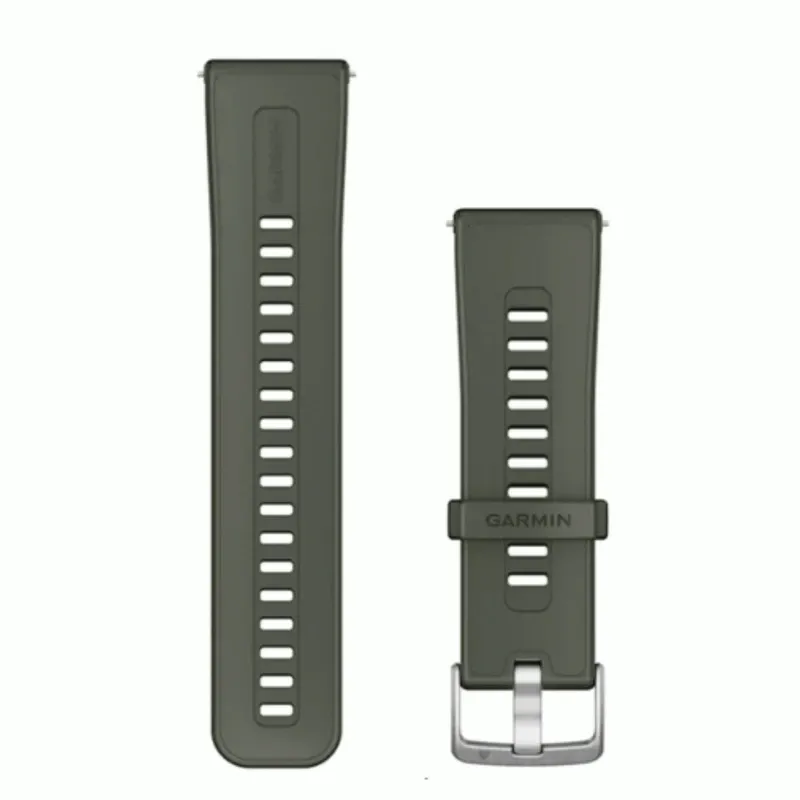 Garmin Quick Release Bands (24 mm) Venu X1 Moss Silicone Band | 010-13907-01