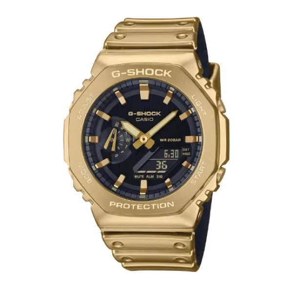 Casio G-SHOCK Fine Metallic Series Men Watch - Gold | GM-2100YMG-9ADR