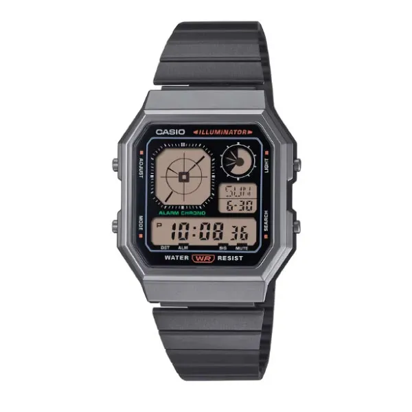 Casio Vintage Digital Unisex Watch - Black | A130WEGG-1ADF
