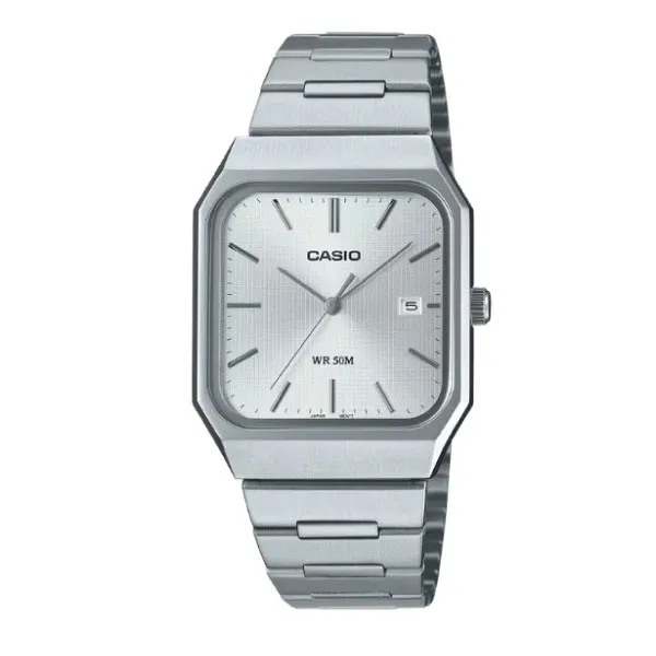 Casio Men 3-Hand Watch - Silver | MTP-B185D-7AVDF
