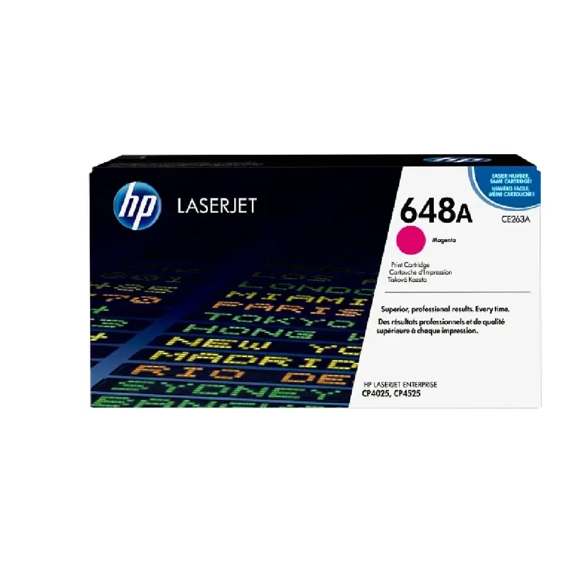 HP 648A Original LaserJet Toner Cartridge - Magenta | CE263A