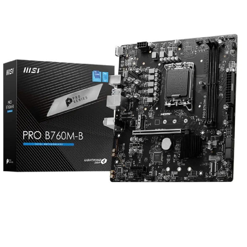 MSI PRO B760M-B DDR5 Motherboard | 911-7D90-054