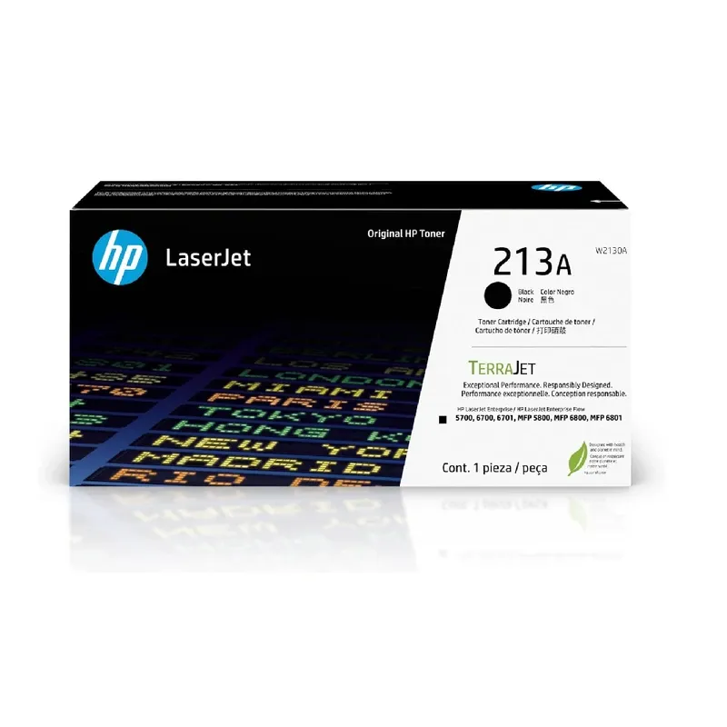 HP 213A Original LaserJet Toner Cartridge - Black | W2130A