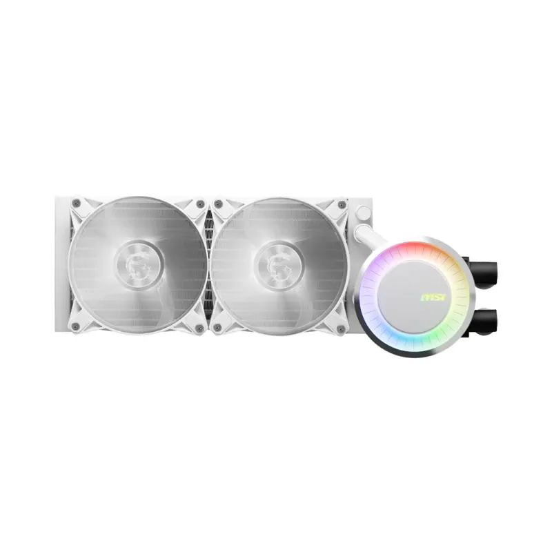 MSI MAG CoreLiquid E240 White — 240mm AIO ARGB CPU Liquid Cooler