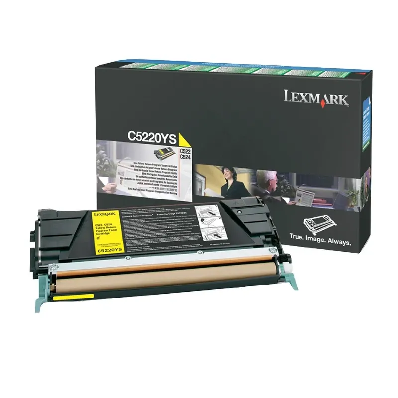 Lexmark C522 Original Toner - Yellow | C5220YS