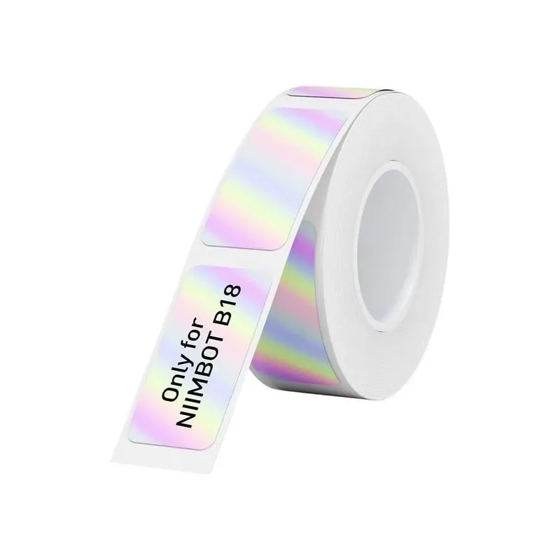 NIIMBOT B18 Silver Thermal Label - 190 Label/Roll - 14x30mm