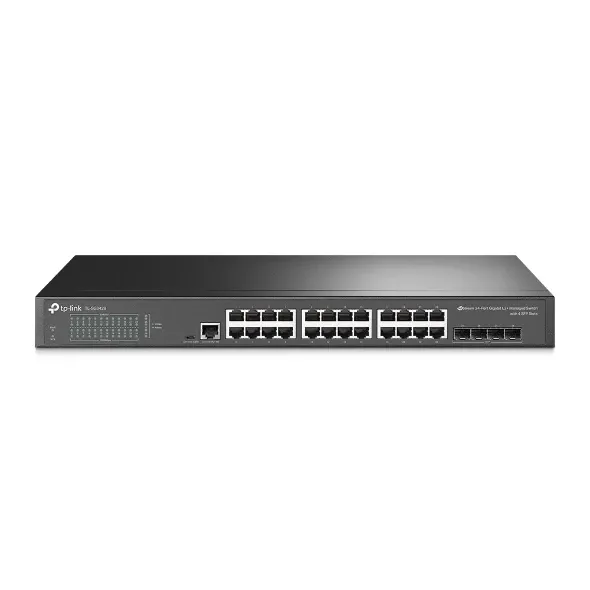 TP-Link JetStream 24-Port Gigabit L2+ Managed Switch with 4 SFP Slots | TL-SG3428