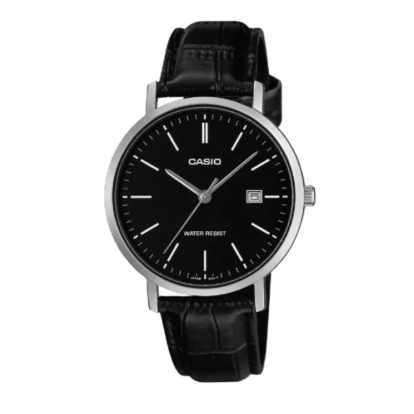 Casio Men 3-Hand Watch - Black | MTP-VT06L-1BDF
