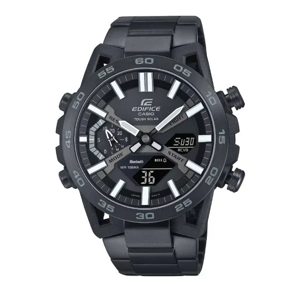 Casio Edifice SOSPENSIONE Men Connected Solar Watch - Black | ECB-2000DC-1BDF