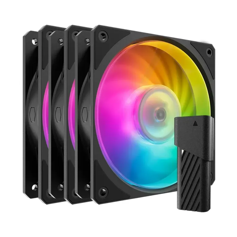 Cooler Master Mobius 120P ARGB Fan (3-Pack) Black Edition | MFZ-M2DN-243P2-R1