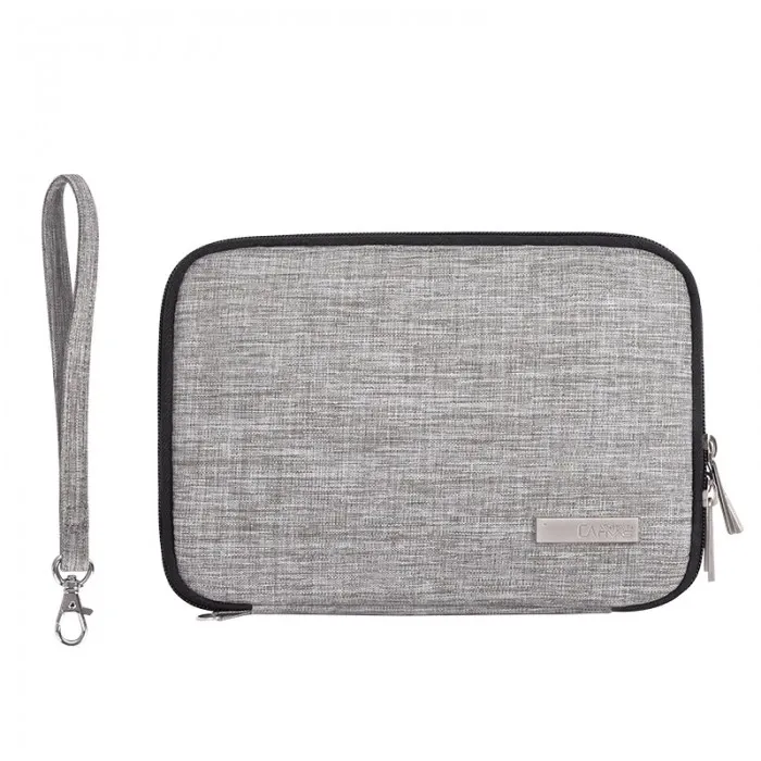 CanvasArtisan Electronic Organizer L10-33 Pouch Bag, Water-resistant ,Light Gray |L10-33LGY