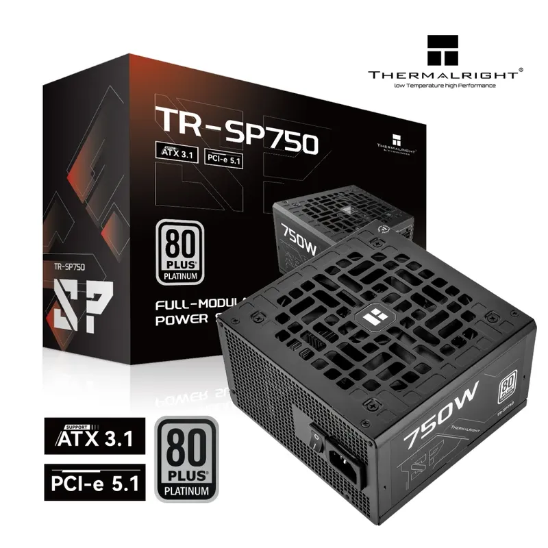 Thermalright 750W Platinum Fully modular Sleeved Cables ATX 3.1 Power Supply | TR-SP750
