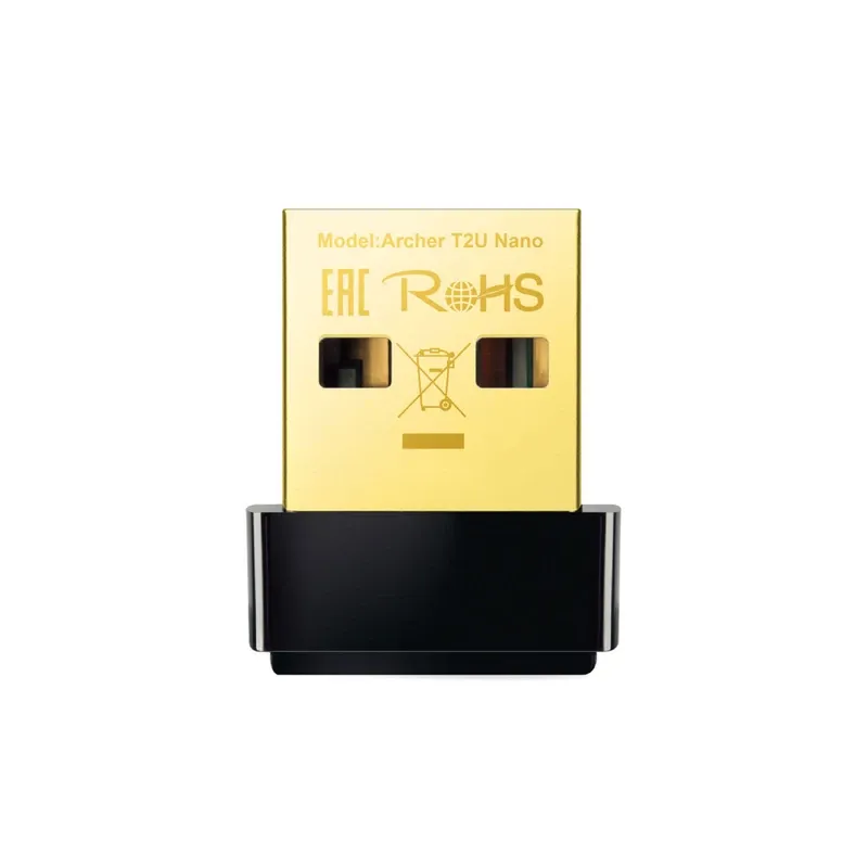 TP-Link Archer T2U Nano — AC600 Dual-Band Wi-Fi USB Adapter | Nano-Size Wireless Dongle