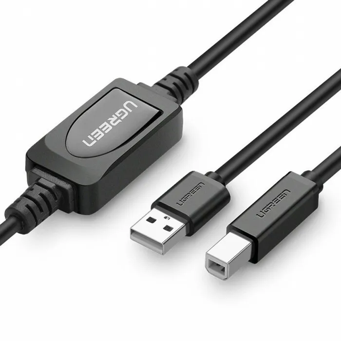 UGREEN Active Cable Printer USB 2.0 A Super Speed 15M | US122 | 10362