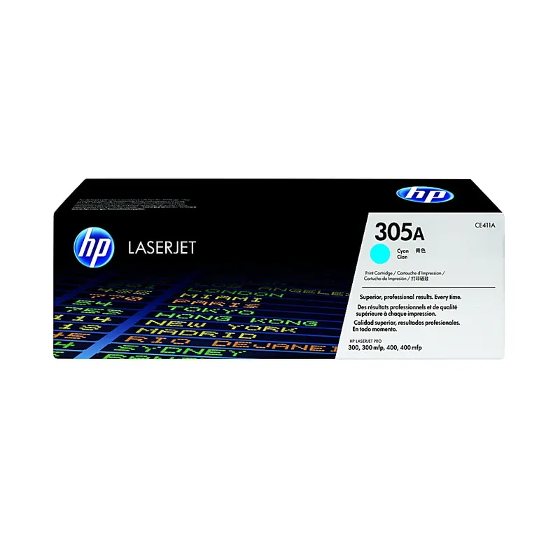 HP 305A Original LaserJet Toner Cartridge - Cyan | CE411A