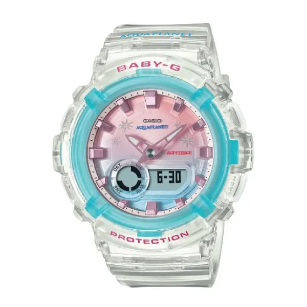 Casio Baby-G Women Analog-Digital Watch - Transparent | BGA-280AP-7ADR