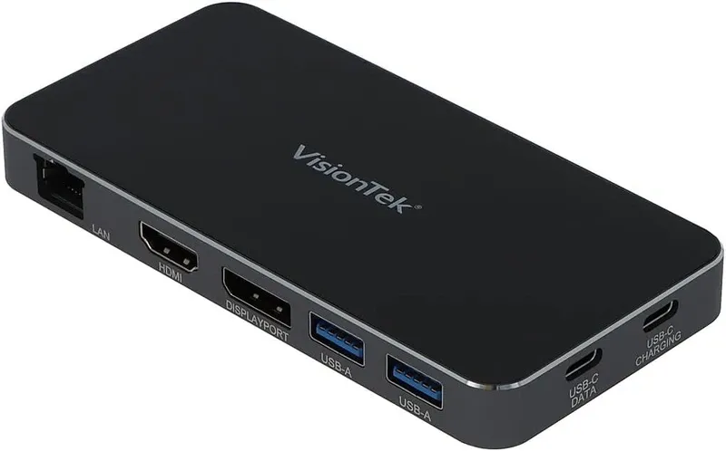 VisionTek VT400 Portable USB-C Docking Station with Power Passthrough | 78065586