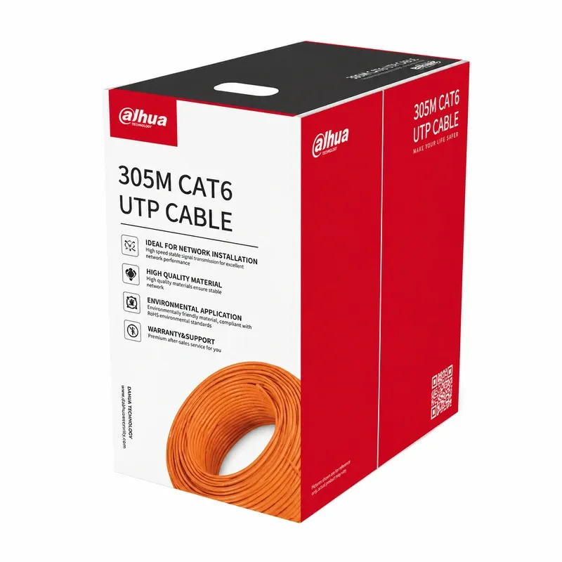 DAHUA 305m UTP CAT6 Cable Orange | DH-PFM920I-6UN-CN