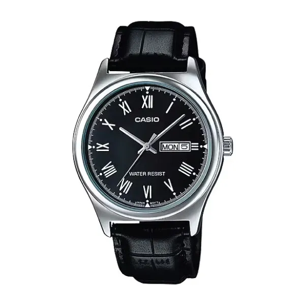 Casio Men 3-Hand Watch - Black / Silver | MTP-V006L-1BUDF