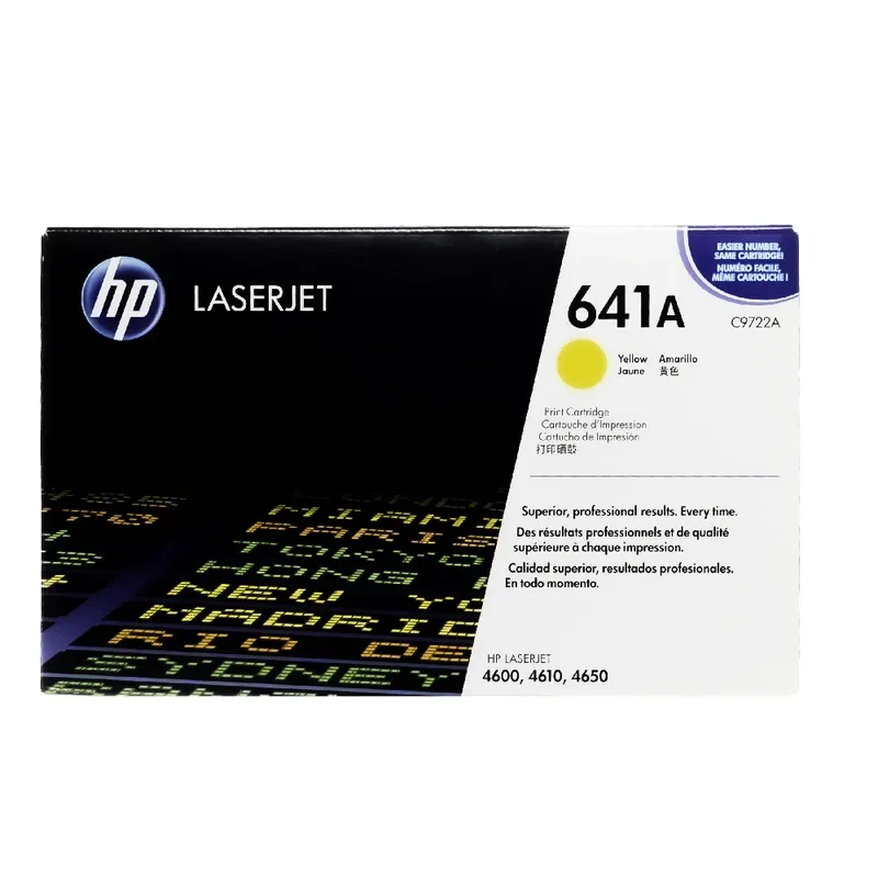 HP 641A Original LaserJet Toner Cartridge - Yellow | C9722A