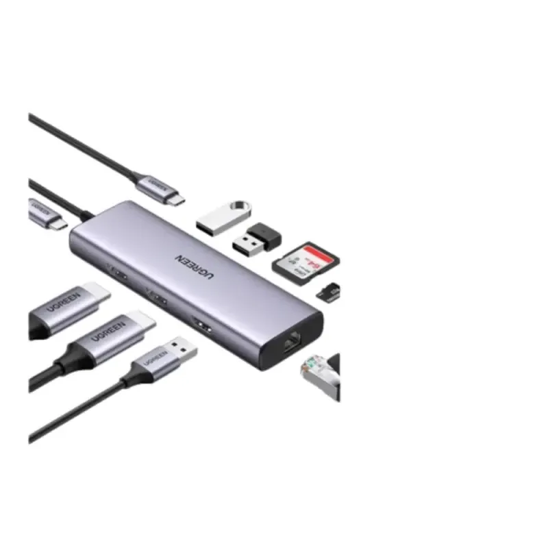 UGREEN Dual Display 9-in-1 USB-C HUB Docking Station Adapter| 90119