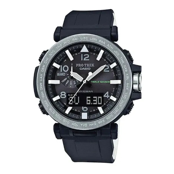 Casio PRO TREK Solar Camping Watch - Black/Silver | PRG-650-1DR