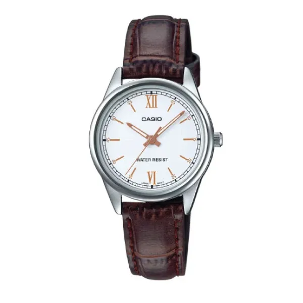 Casio Women 3-Hand Watch - Brown | LTP-V005L-7B3UDF