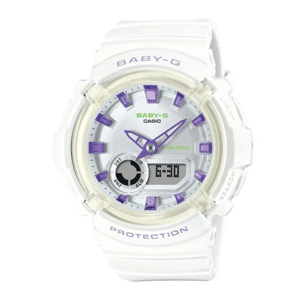 Casio Baby-G Women Analog-Digital Watch - White / Multicolor | BGA-280DN-7ADR