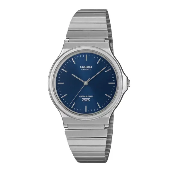 Casio Unisex 3-Hand Watch - Blue / Silver | MQ-24DA-2ADF