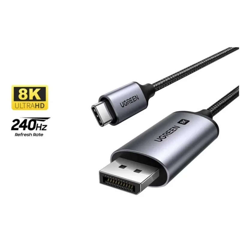 UGREEN USB-C Male to Diplay Port Male 8K | 25839