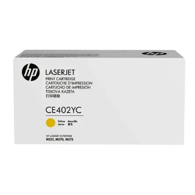 HP 507Y Contract Original LaserJet Toner - Yellow | CE402Y