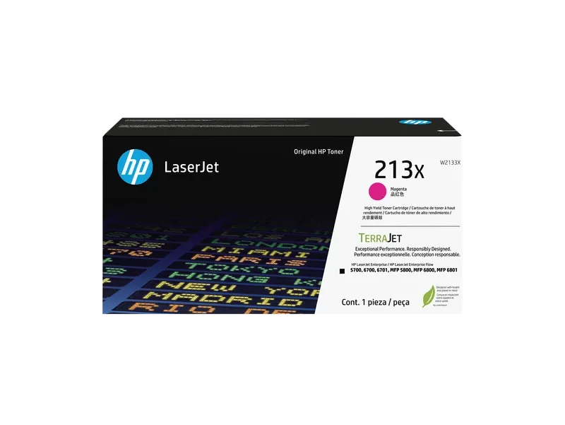 HP 213X Magenta Original LaserJet Toner Cartridge | W2133X