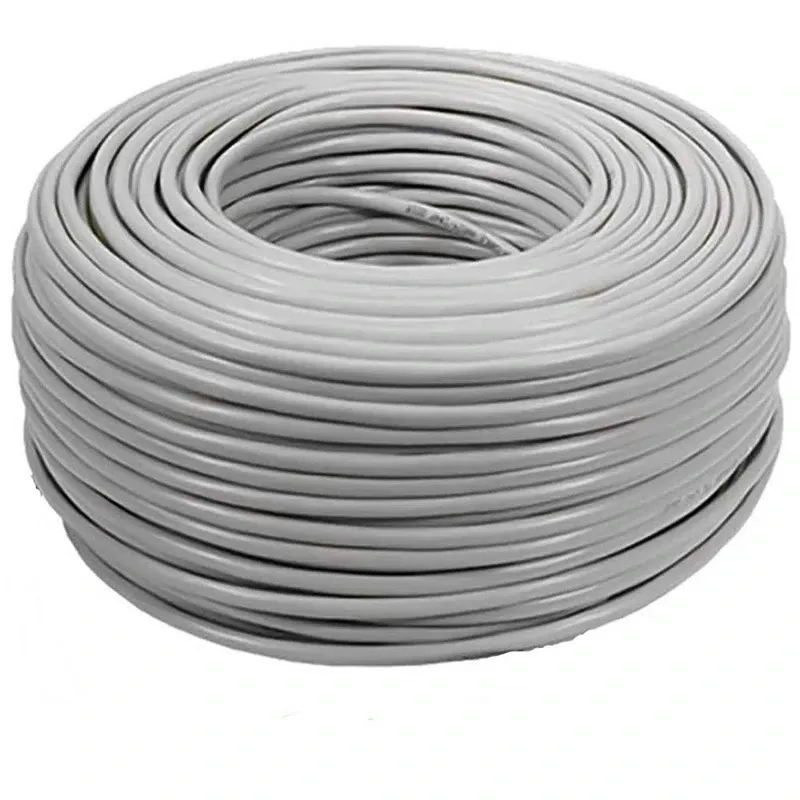 MicroCable UTP CAT6 Standard - CCAM - 0.5mm Thickness - 0.98mm OD - 6mm PVC - 0.6mm - Grey Cable