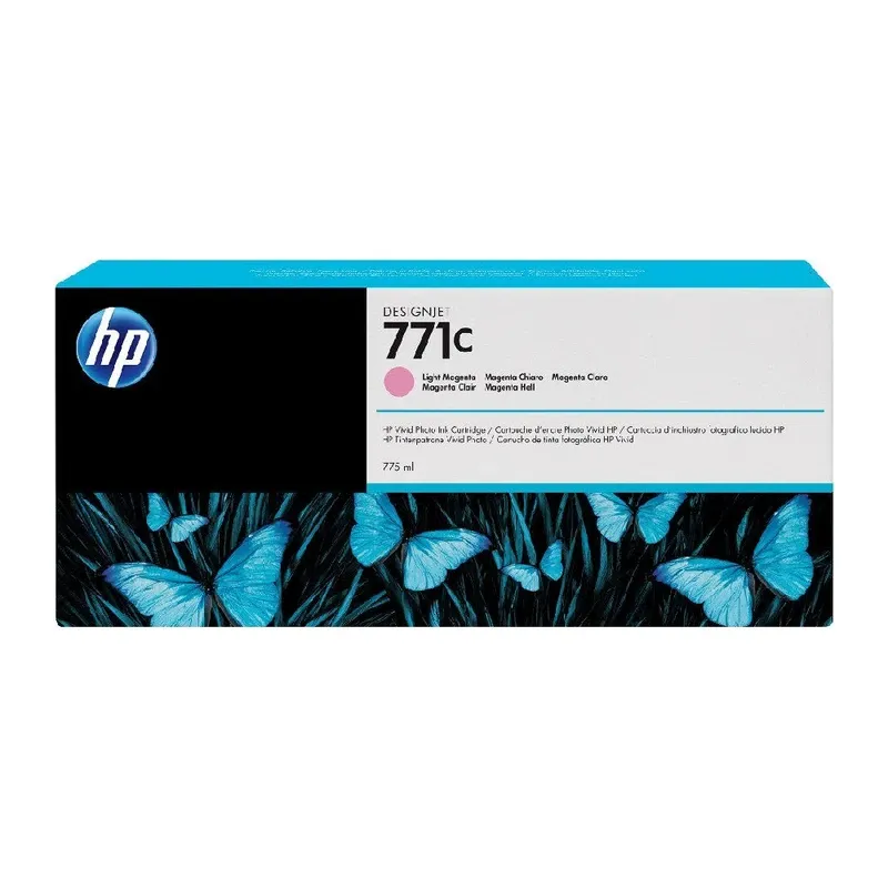 HP 771C 775-ml Original DesignJet Ink Cartridge - Light Magenta | B6Y11A