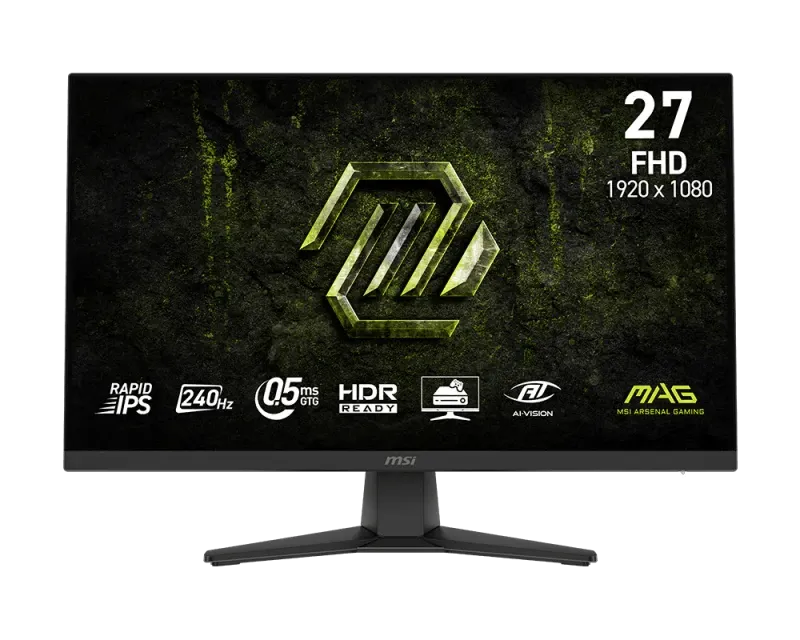 MSI MAG 272F X24 27-Inch Full HD Gaming Monitor | 240Hz, 0.5ms, Rapid IPS, Adaptive Sync