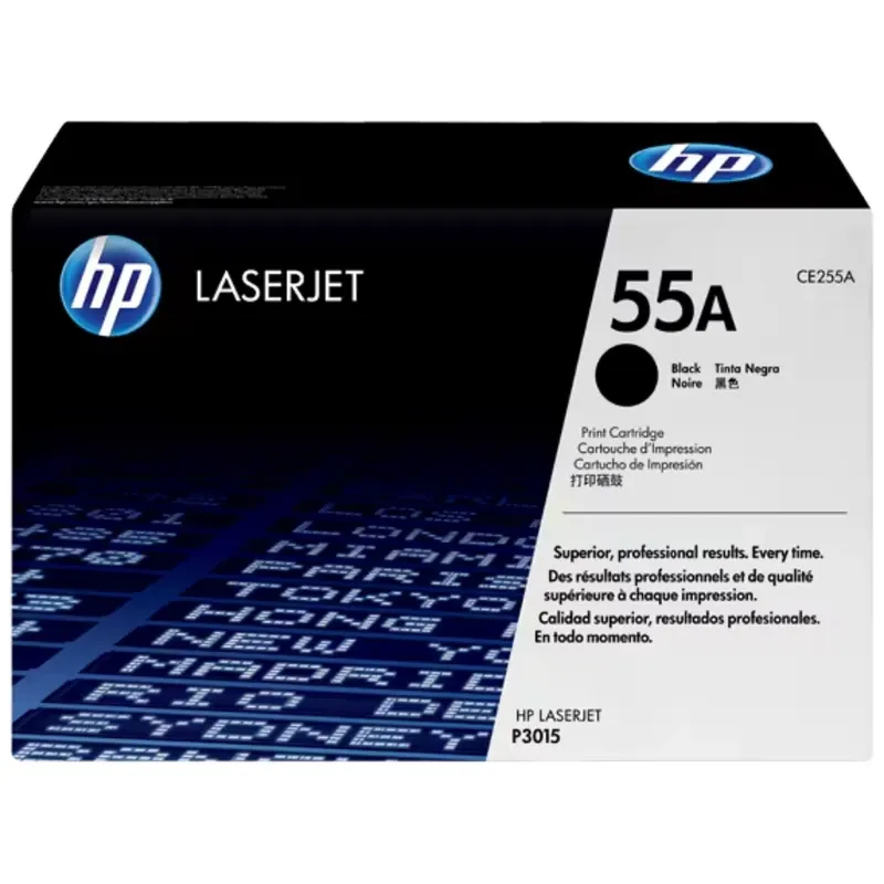 HP 55A Black Original LaserJet Toner Cartridge | CE255A