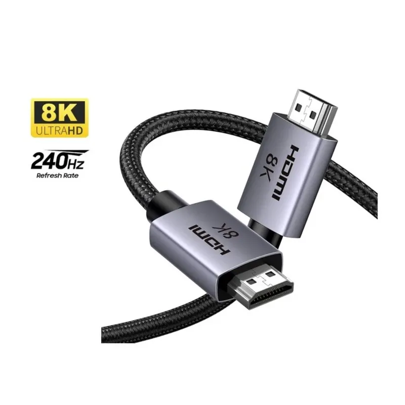 UGREEN Certified 8K HDMI 2.1 Male to Male Braided Cable, up to 240HZ - 5m | 35376