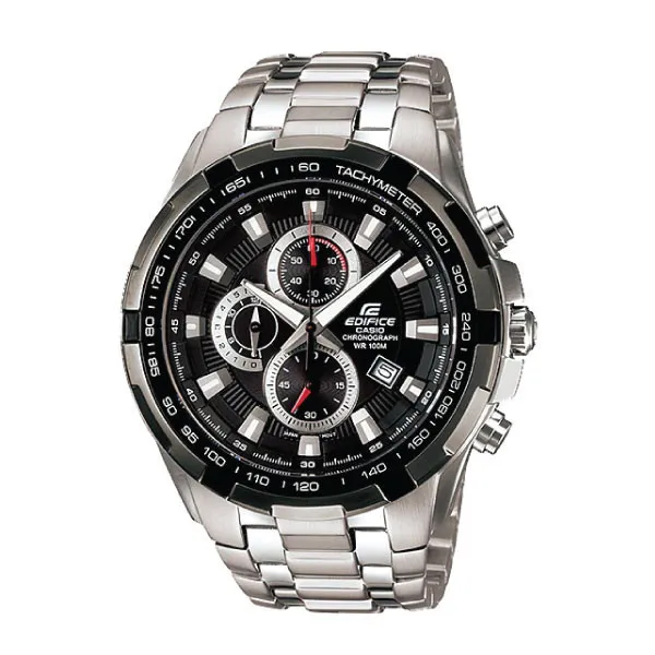 Casio Edifice Men Chronograph Watch - Silver Black | EF-539D-1AVUDF
