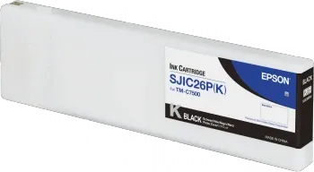 Epson SJIC26P(K): Ink cartridge for ColorWorks C7500 (Black) | C33S020618