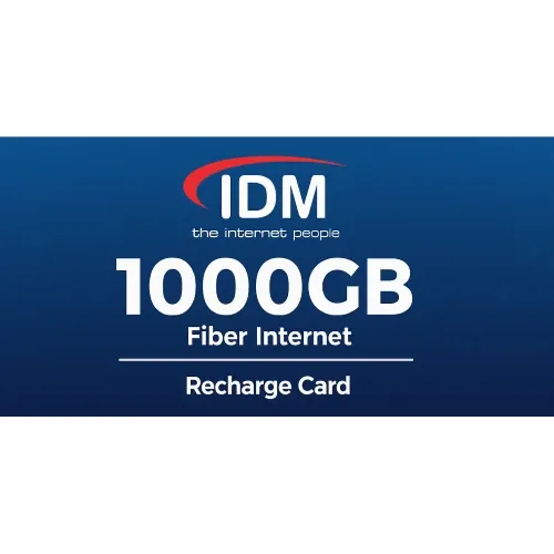 IDM 1000GB Fiber Internet Recharge Card | IDM1000GB