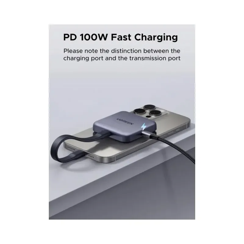 UGREEN CM898 Magnetic 3-in-1 USB-C Card Reader Compact Fast File Transfer | 65095