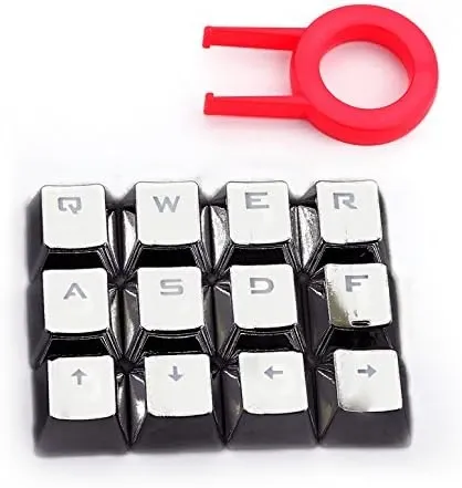 Redragon A103GR 12 Chrome Mechanical Keyboard Keycaps Grey | A103GR