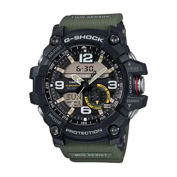 Casio G-SHOCK MASTER OF G MUDMASTER Men Watch - Black / Green | GG-1000-1A3DR