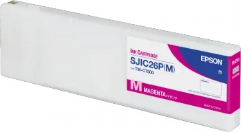 Epson SJIC26P(M): Ink cartridge for ColorWorks C7500 (Magenta) | C33S020620