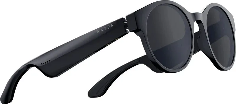 Razer Anzu Smart Glasses - Touch & Voice Assistant Compatible, Round/Large | RZ82-03630400-R3U1